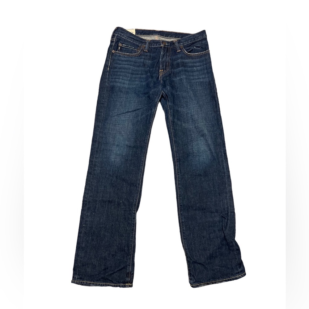 Boys Abercrombie 1892 Classic Slim Straight Dark Wash Jeans Size 16